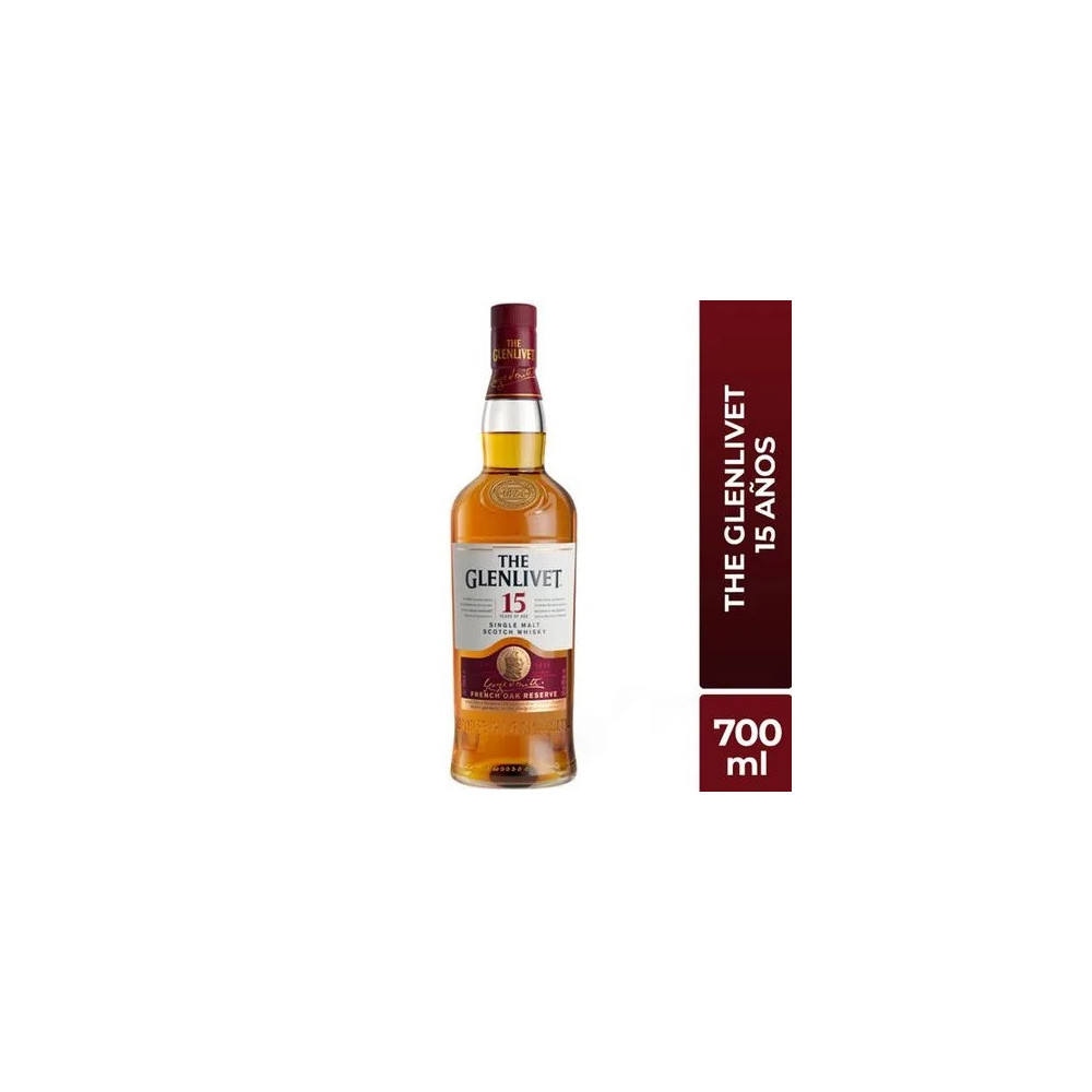 Whisky THE GLENLIVET 15 Años Botella 700ml