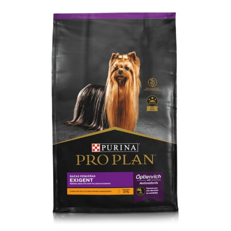 Proplan Exigent Dog Small Breed Raza Pequeña Alimento Seco Perro 7.5kg