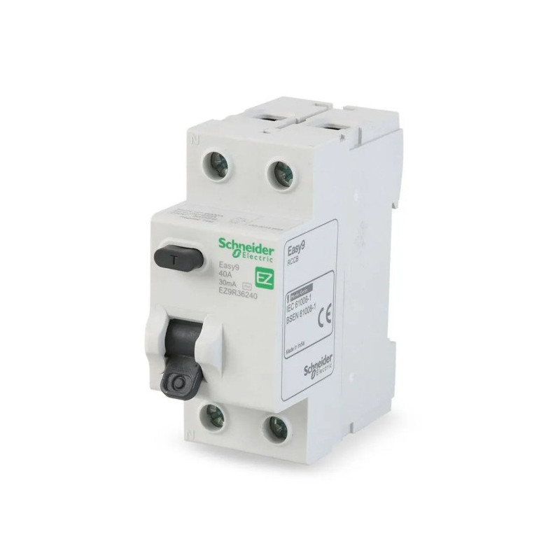 Interruptor Diferencial Schneider Electric Easy9 2x40A Blanco PVC