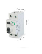 Interruptor Diferencial Schneider Electric Easy9 2x40A Blanco PVC