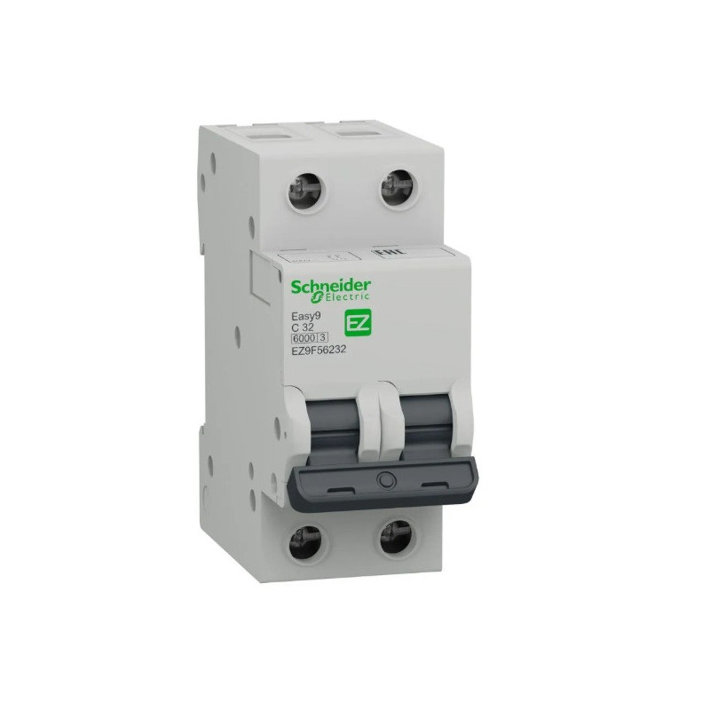 Interruptor Termomagnético Schneider Electric Easy 9 2x32A en PVC Blanco