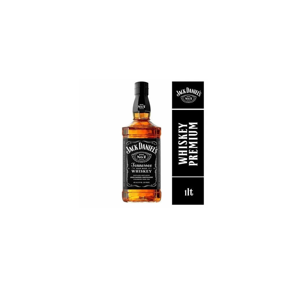 Whisky JACK DANIEL'S  7 Botella 1L