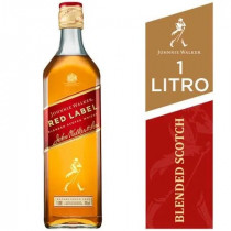 Whisky JOHNNIE WALKER Red Label Botella 1L