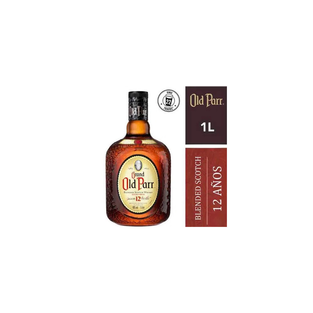 Whisky OLD PARR 12 años Botella 1L