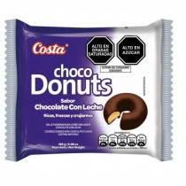 Galletas Choco Donuts COSTA Sabor a Chocolate con Leche Paquete 6un