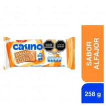 Galletas CASINO Rellenas con Crema sabor a Alfajor Bolsa 43g Paquete 6un