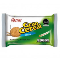 Galletas Clásica COSTA Gran Cereal Paquete 6un