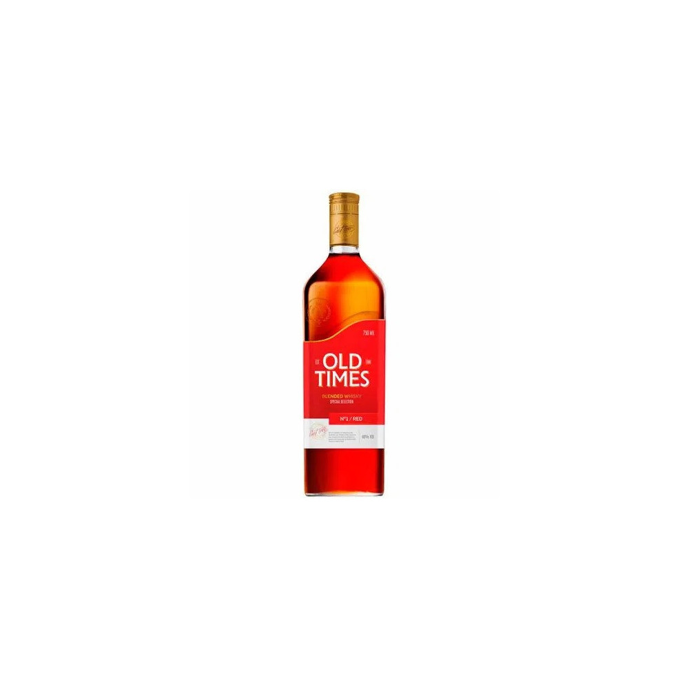 Whisky OLD TIMES Blended Red Botella 750ml