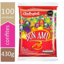 Caramelos con Relleno Líquido AMBROSOLI Bon Ami Bolsa 100un