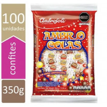 Caramelos AMBROSOLI Rojo, Amarillo, Cola Negro Bolsa 100un