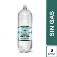 Agua sin Gas BENEDICTINO Botella 3L