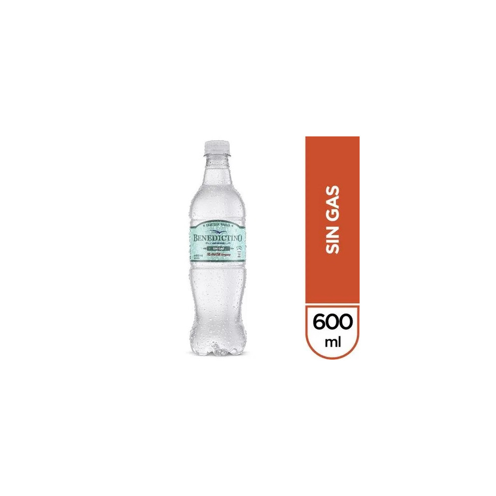 Agua sin Gas BENEDICTINO Botella 500ml