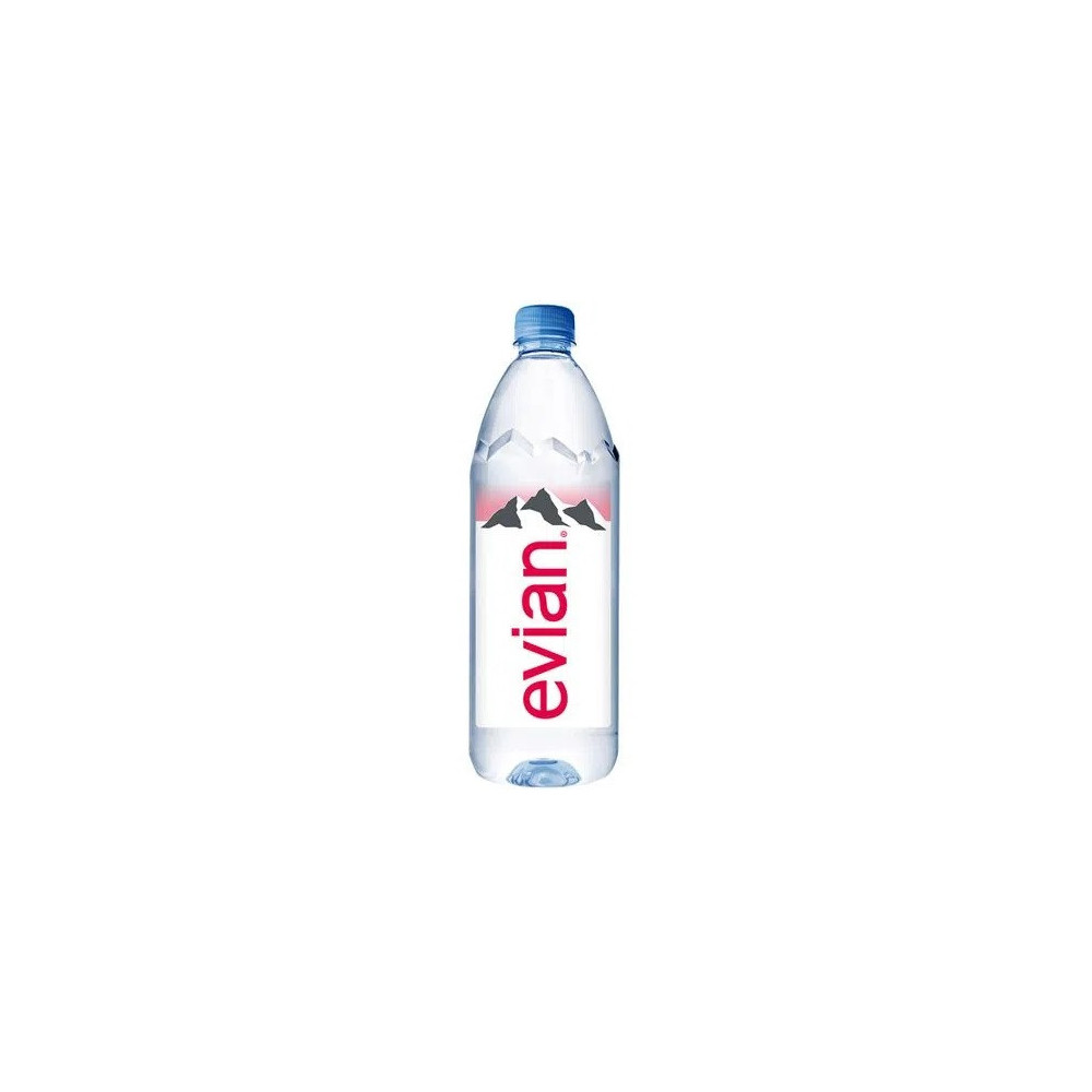 Agua Mineral EVIAN sin Gas Botella 1L