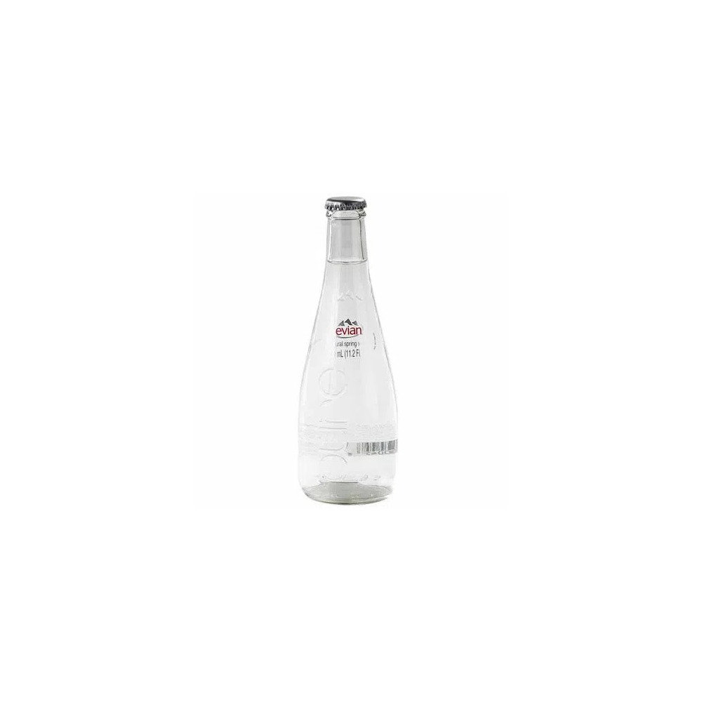 Agua Mineral EVIAN sin Gas Botella de Vidrio 330ml