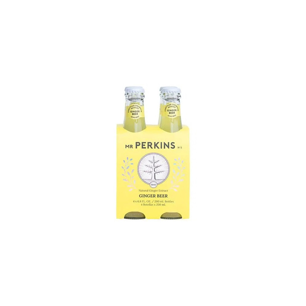 Ginger Beer MR PERKINS Botella 200ml Paquete 4unidades