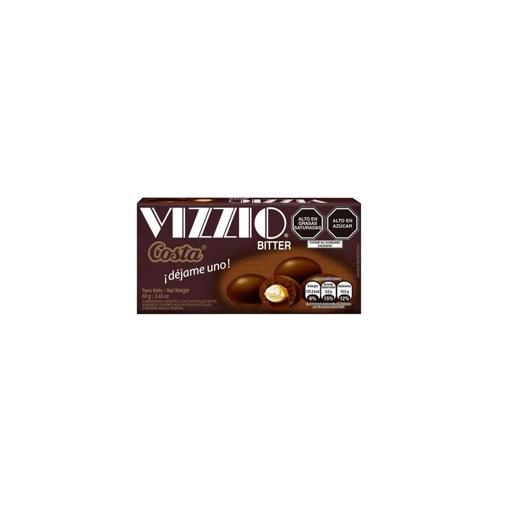 Chocolate COSTA Vizzio Bitter Caja 69g
