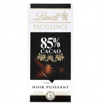 Chocolate LINDT Excellence Dark 85% Barra 100g
