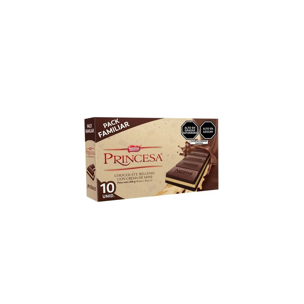Barra de Chocolate PRINCESA Caja 10un