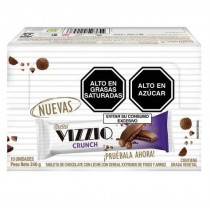 Tableta de Chocolate COSTA Vizzio Crunch con Cereal Caja 10un