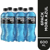 Rehidratante POWERADE Sabor a Mora Botella 600ml Paquete 6und