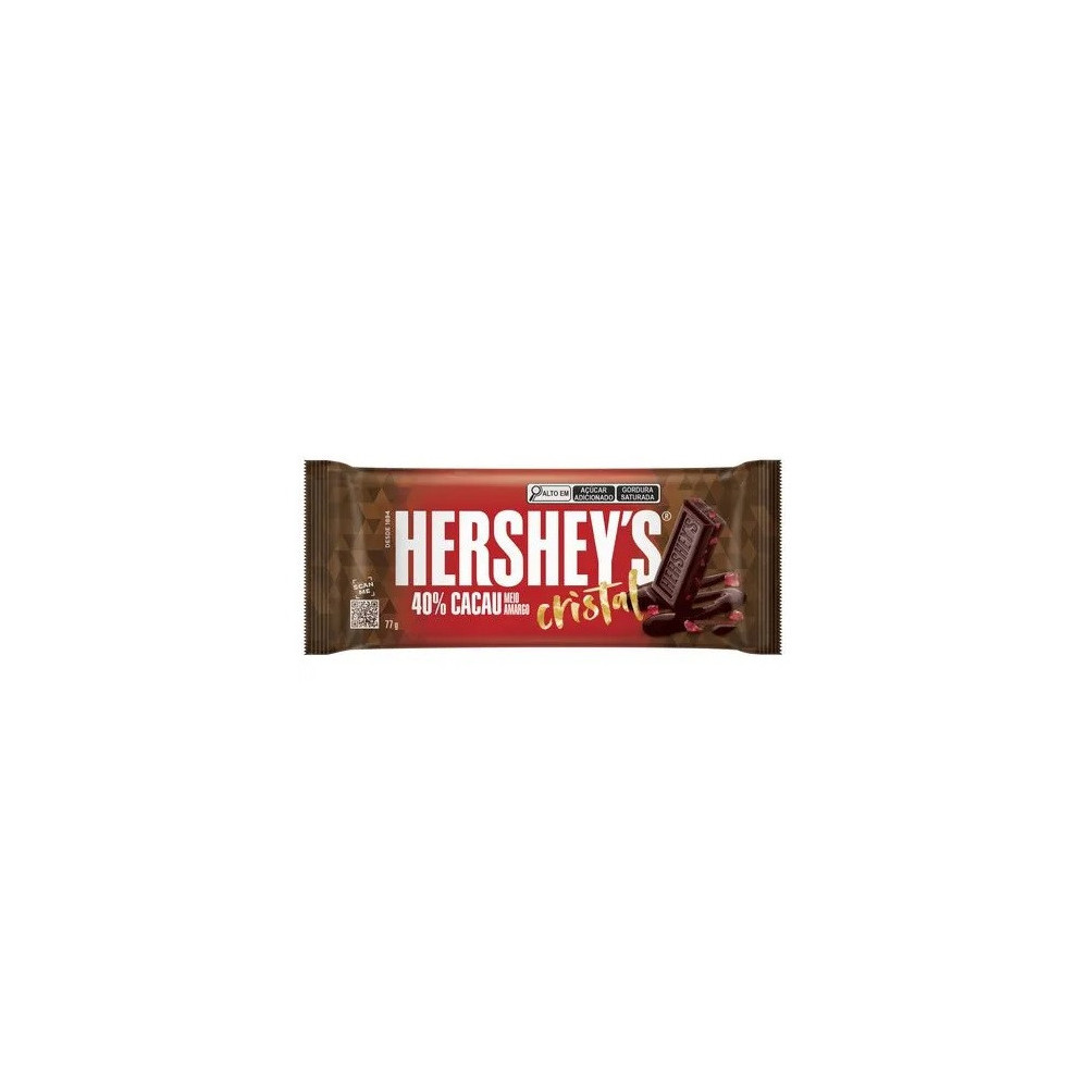 Chocolate HERSHEY'S 40% Cristal Tableta 77g