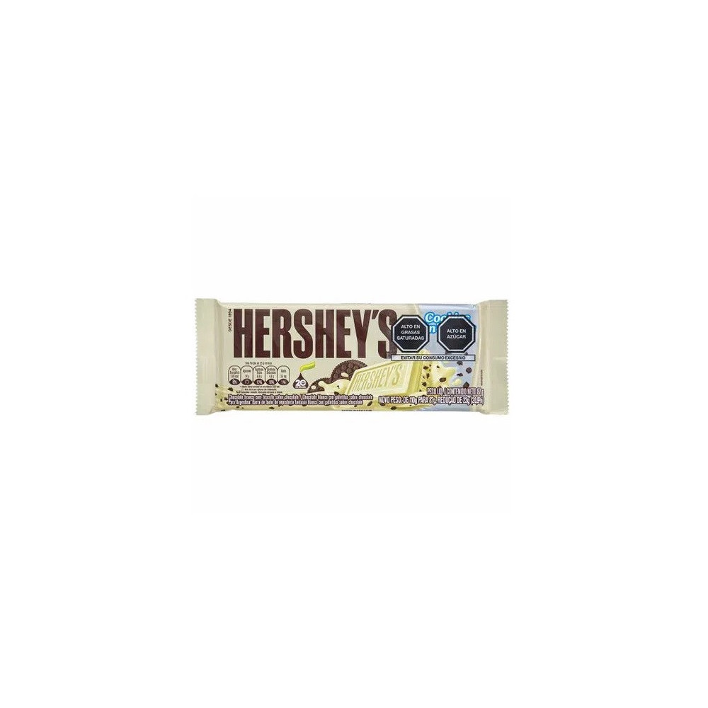 Chocolate Blanco HERSHEY'S Cookies and Creme Barra 87g
