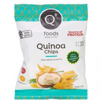Chips de Quinoa Q FOODS Sabor Finas Hierbas Bolsa 100g