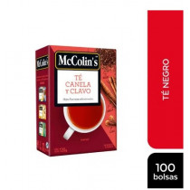 Té Canela y Clavo MC COLIN'S Caja 100 Unidades