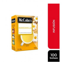 Manzanilla MC COLIN'S Caja 100 Unidades