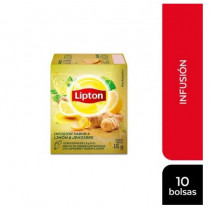 Infusiones LIPTON Té Limón y Jengibre Caja 10 Unidades