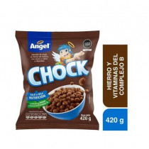Cereal ÁNGEL Maíz Trigo y Avena Sabor a Chocolate Bolsa 420g
