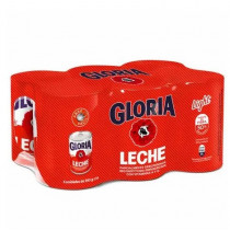 Leche Light GLORIA Lata 395g Paquete 6un