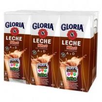 Leche Chocolatada GLORIA UHT Niños Caja 180ml Paquete 6un