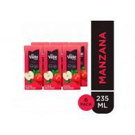 Bebida FRUGOS DEL VALLE Manzana Caja 235ml Six Pack
