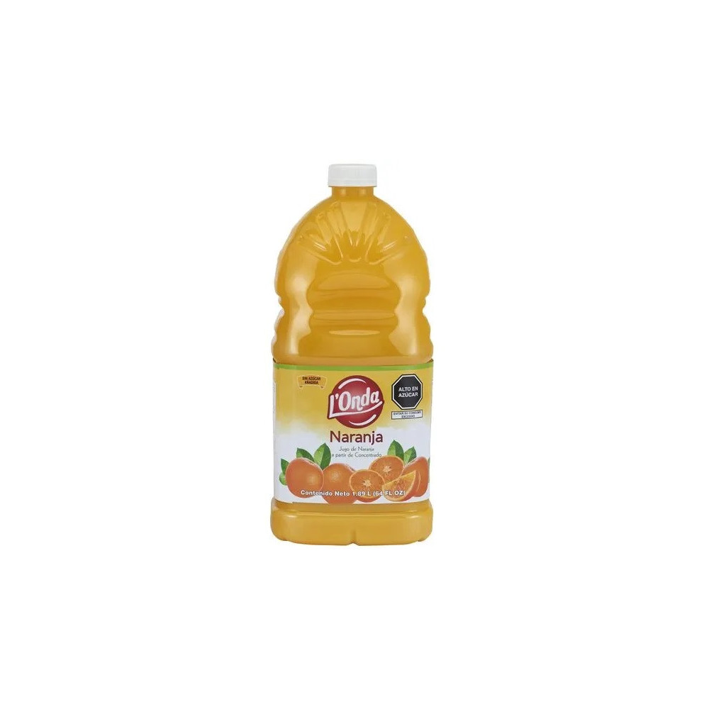 Jugo de Fruta L'ONDA Naranja Botella 1.89L