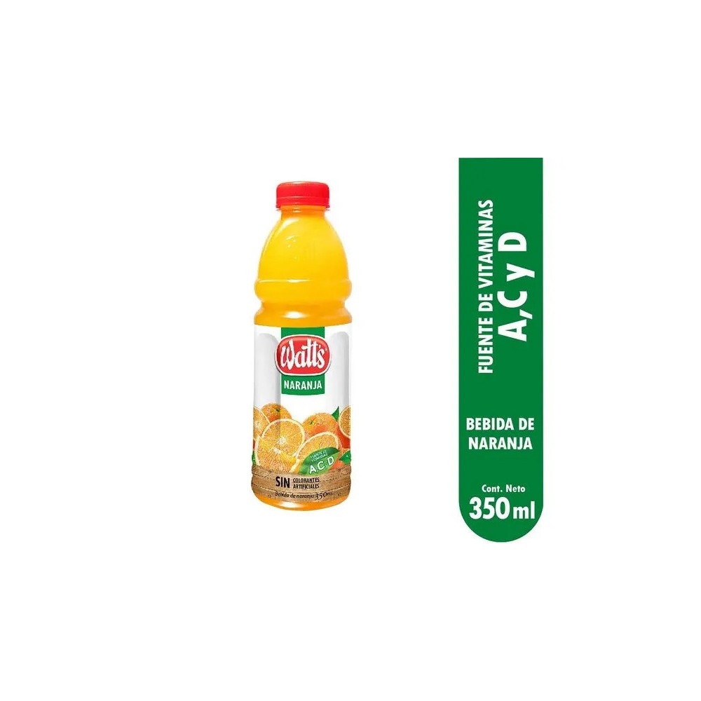 Néctar WATT'S Naranja Botella 350ml