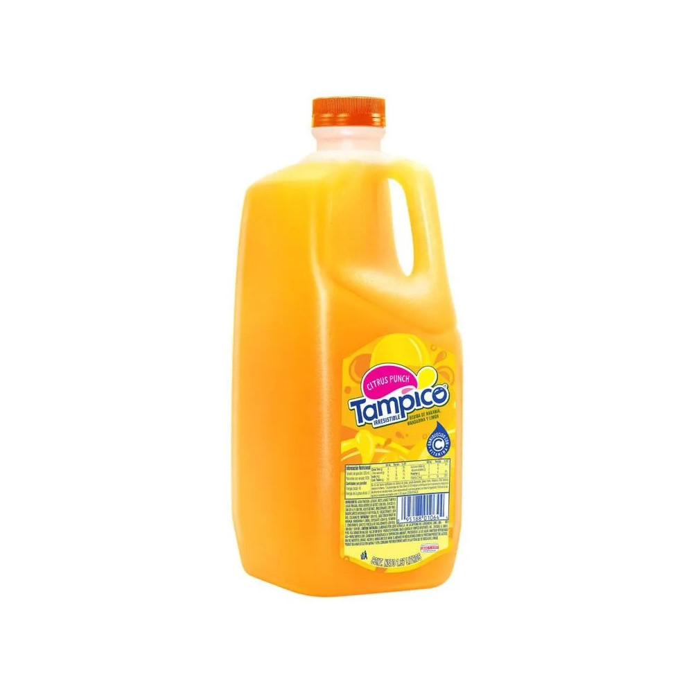 Bebida De Naranja, Mandarina y Limón Citrus Punch Tampico Botella 1.87 lt