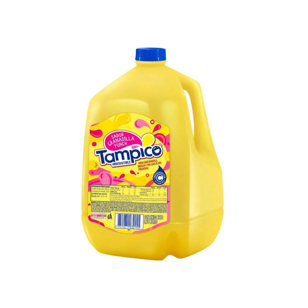 Bebida Tampico Sabor Granadilla Punch Botella 3.78L