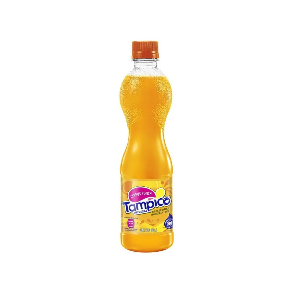 Bebida De Naranja, Mandarina y Limón Citrus Punch Tampico Botella 500 ml