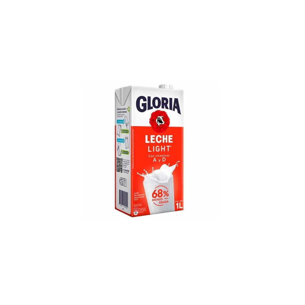Leche GLORIA UHT Light Caja 1L