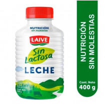 Leche Concentrada LAIVE Sin Lactosa Botella 400g