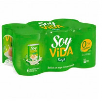 Bebida de Soya SOY VIDA Lata 395g Paquete 6un