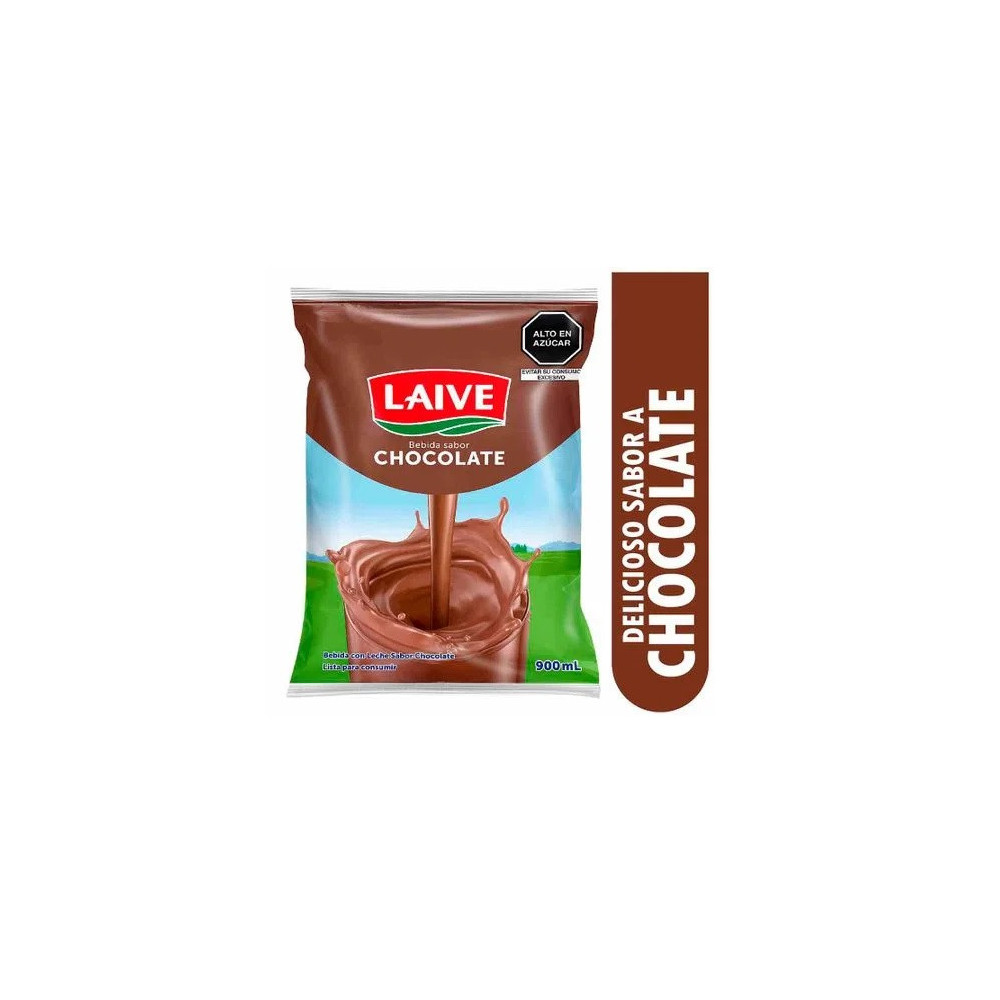 Bebida de Leche Chocolatada LAIVE Bolsa 900ml