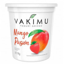 Yogurt Griego Mango con Fresa VAKIMU YOG Pote 1Kg
