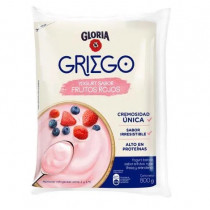 Yogurt Batido GLORIA Griego Sabor Frutos Rojos Bolsa 800g