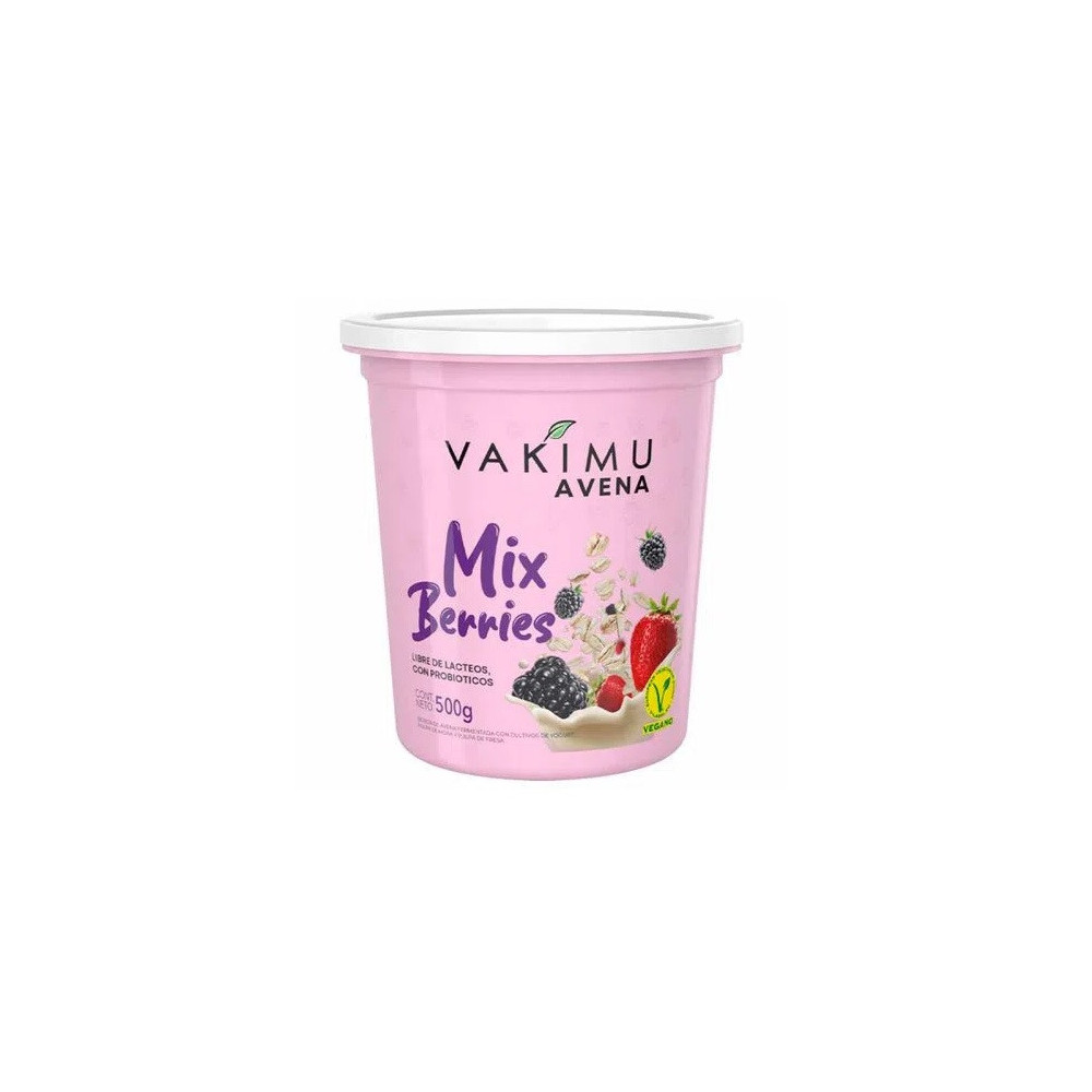 Yogurt Vegano VAKIMU Mix Berries Pote 500g