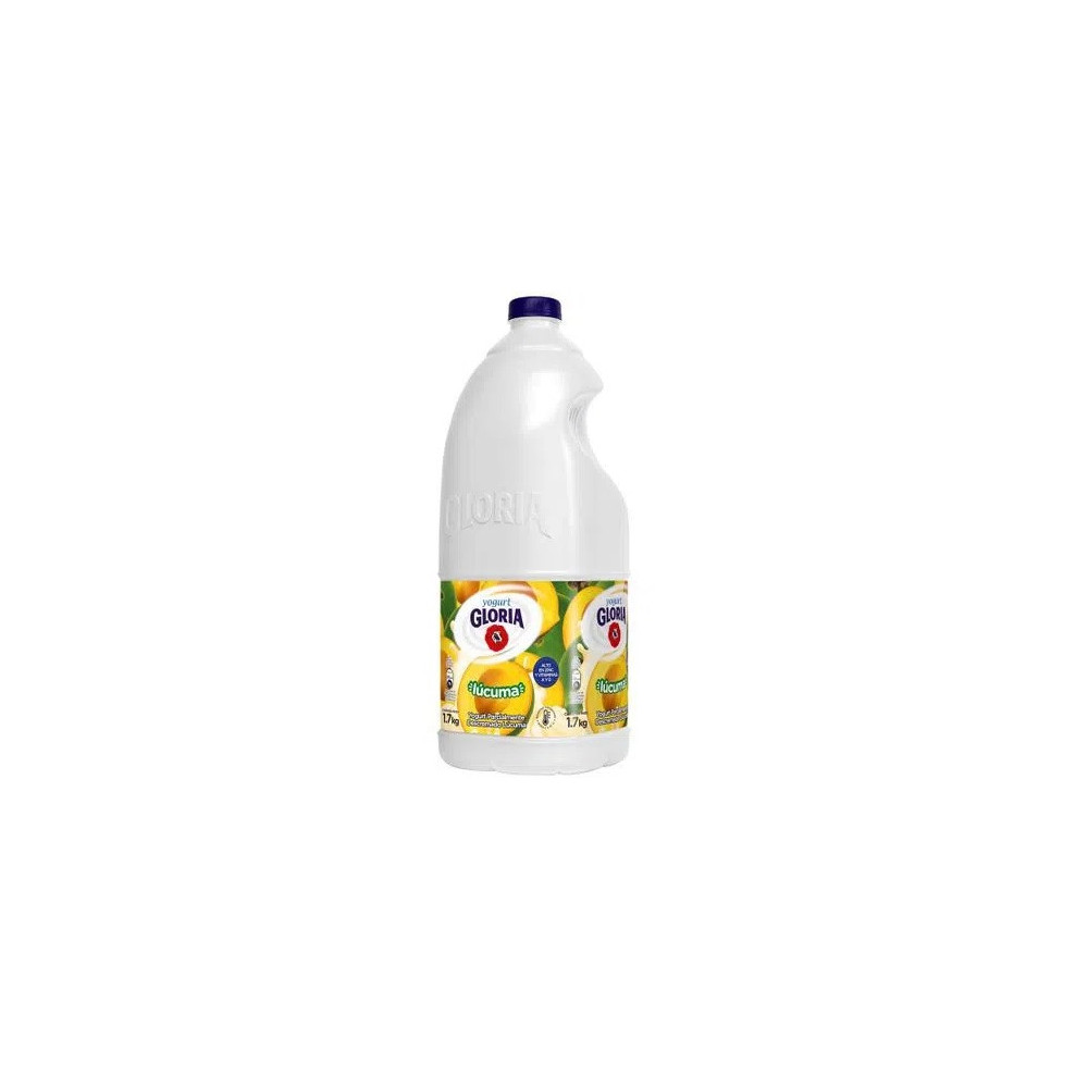 Yogurt Parcialmente Descremado GLORIA Sabor a Lúcuma Galonera 1.7Kg