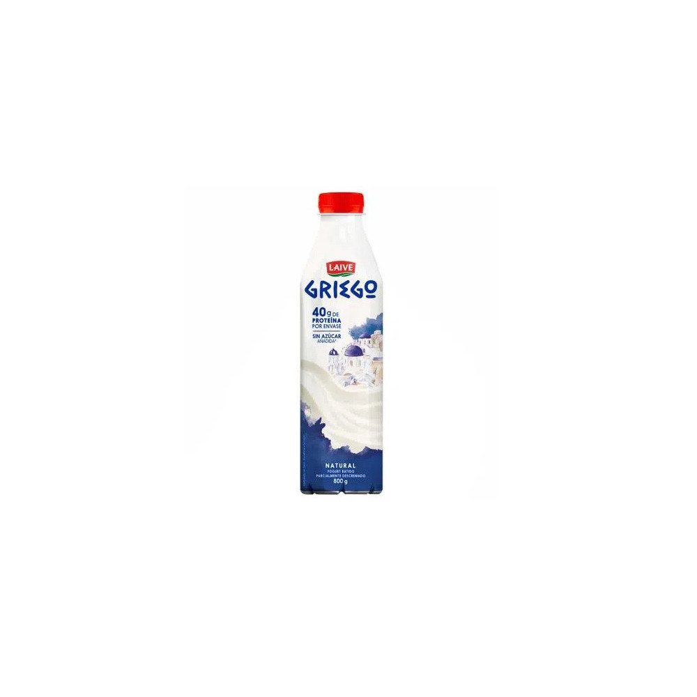 Yogurt Griego Natural LAIVE Botella 800g