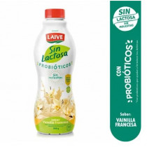 Yogurt LAIVE sin Lactosa Sabor a Vainilla Botella 946g