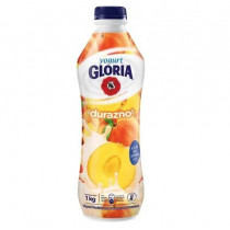 Yogurt Bebible GLORIA Sabor a Durazno Botella 1Kg